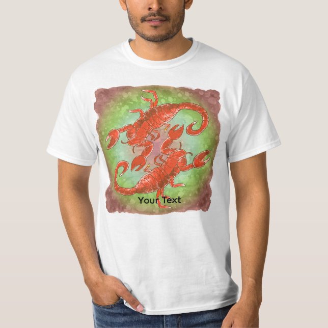 Camiseta Escorpión Yin Yang  (Anverso)