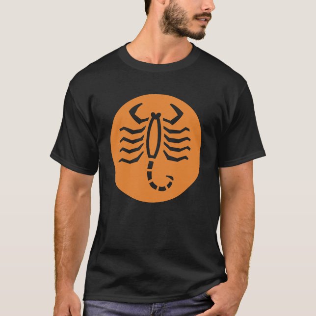 Camiseta escorpión,zodíaco,camiseta (Anverso)