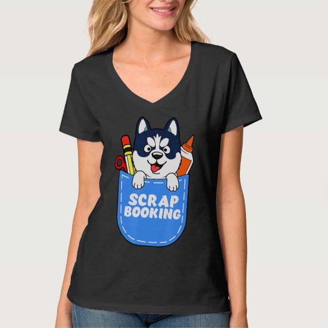 Camiseta Escrapátula de reclutamiento de Husky (Anverso)