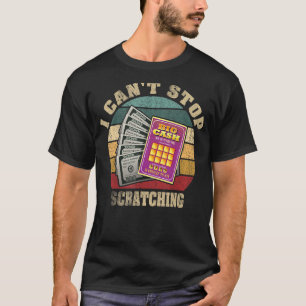 Camiseta Escratcher de lotería Hombres Mujeres Lucky Player