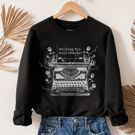 Camiseta Escribiendo el siguiente mensaje de capítulo, escr