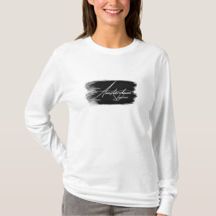 Camiseta Escribiendo la silueta de Amsterdam