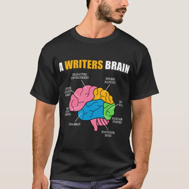 Camiseta Escribiendo Un Escritor Escritor De Libros Publica (Anverso)