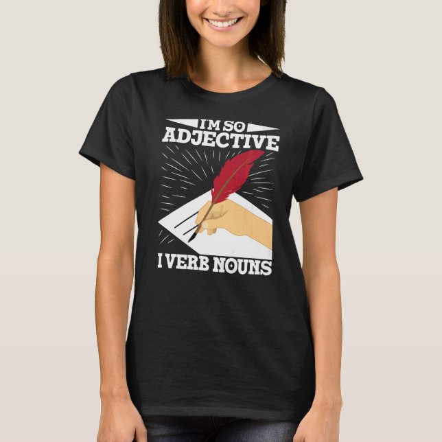 Camiseta Escribir Para Autores Y Escritores (Anverso)