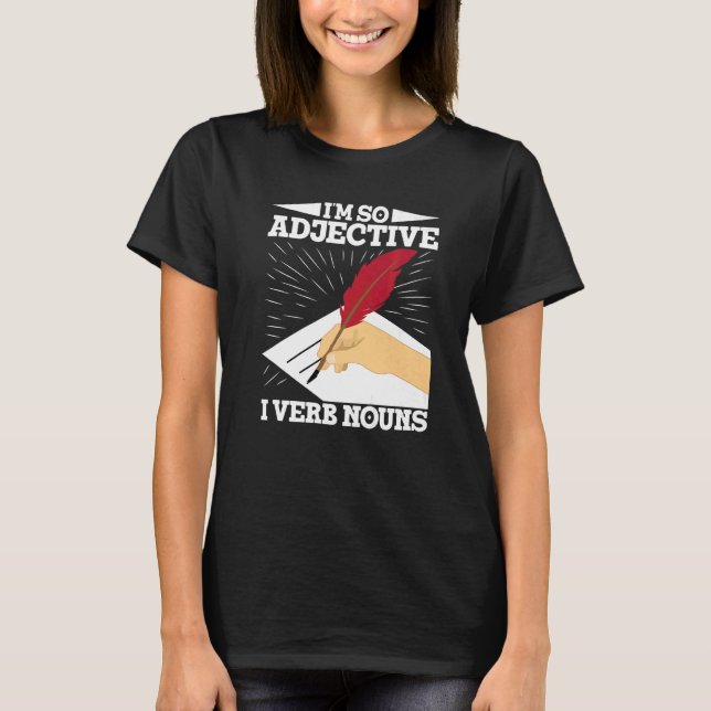 Camiseta Escribir Para Autores Y Escritores (Anverso)