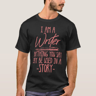 Camiseta Escribir Para Las Mujeres Cute A Los Escritores De