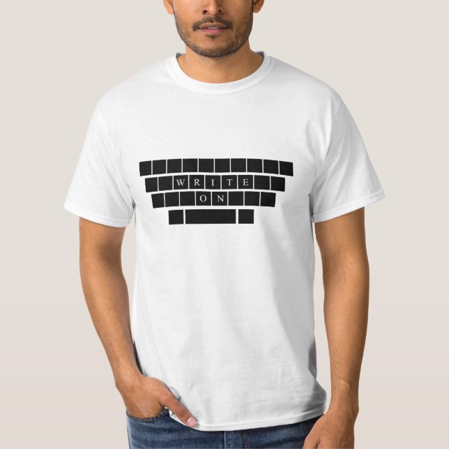 Camiseta Escribir sobre - Regalos para escritores en ascens (Anverso)