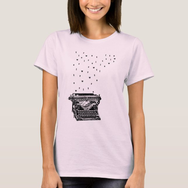 Camiseta Escribir té orgánico (Anverso)