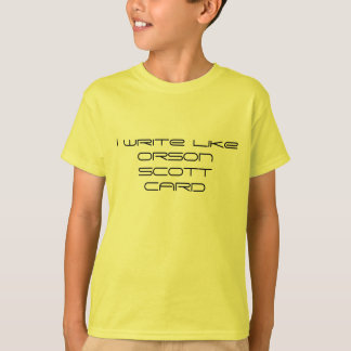 Camiseta Escribo como Orson Scott Card