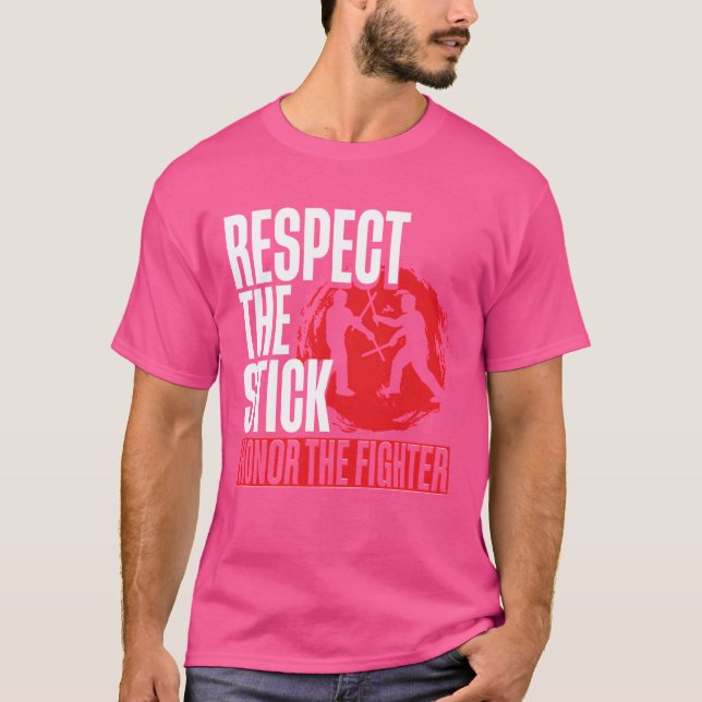 Camiseta Escrima Arnis Martial Arts Respeta a la familia St (Anverso)