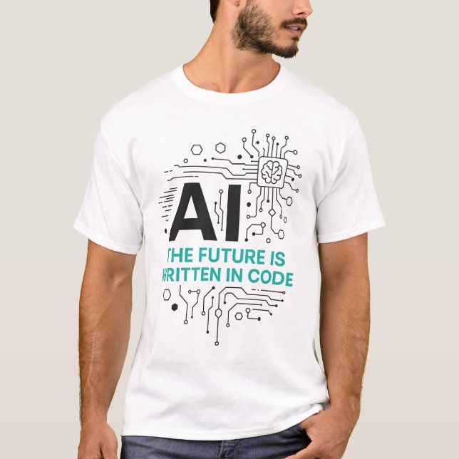 Camiseta Escrito en el futuro en el árbol de códigos | Cami (Anverso)
