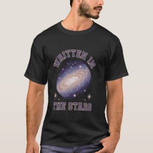 Camiseta Escrito En La Galaxia De La Constelación De Las Es