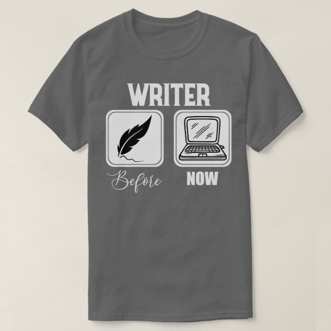 Camiseta Escritor antes de ahora (Diseño del anverso)