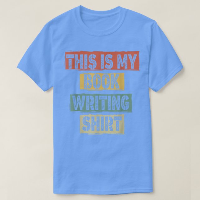 Camiseta Escritor de libros o amante de libros (Diseño del anverso)