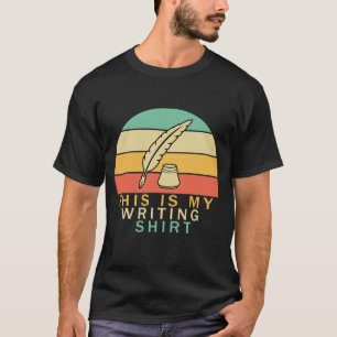 Camiseta Escritor De Libros Publicado Este Es Mi Escrito
