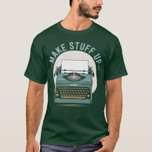 Camiseta Escritor de máquina de escribir Au periodista niño