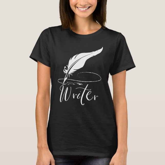 Camiseta Escritor de Pluma (Anverso)