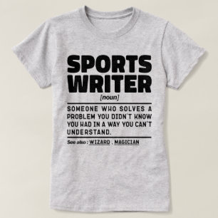 Camiseta Escritor deportivo de nueva definición Escribir co