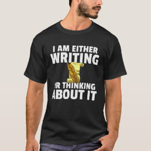 Camiseta Escritor Escribiendo Para Autor Poeta Máquina de E