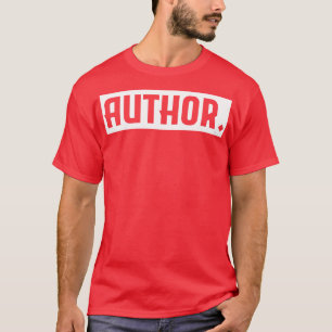 Camiseta Escritor Escritor Periodista Escribiendo