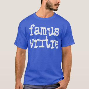 Camiseta Escritor Famoso