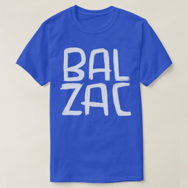 Camiseta Escritor francés Honore de Balzac 1 (Diseño del anverso)