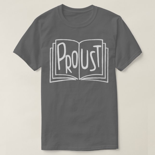 Camiseta Escritor francés Proust Book Marcel Proust (Diseño del anverso)