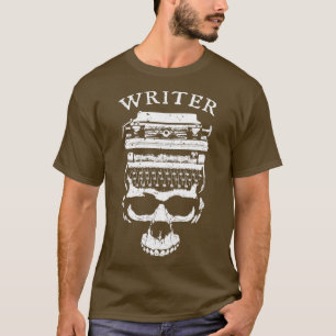 Camiseta Escritor Halloween Autor Indie Novelist Typewriter