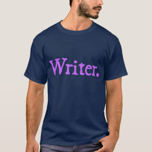 Camiseta Escritor (letras de la lavanda)