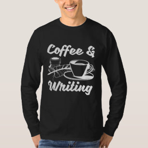 Camiseta Escritor Literatura De Libros - Café Y Escritura