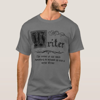 Camiseta Escritor Maestro Medieval