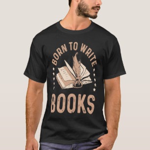Camiseta Escritor Novelista Vive Autor Patriótico Escribien