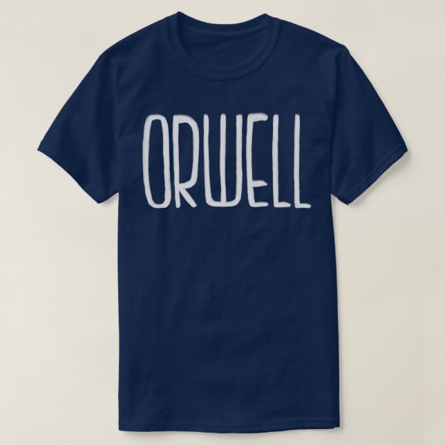 Camiseta Escritor Orwell (Diseño del anverso)