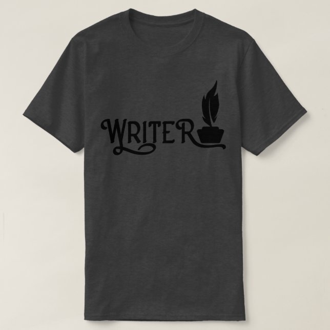 Camiseta Escritor poeta (Diseño del anverso)