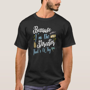 Camiseta Escritor Productor Actor Director Cineasta Rodaje