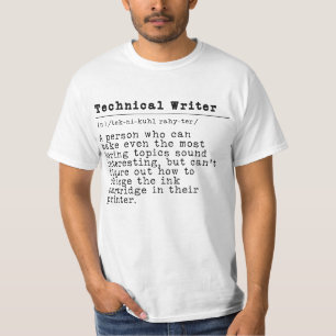 Camiseta Escritor técnico - "Asistente para palabras"