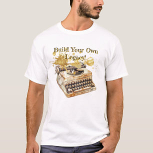 Camiseta Escritora de autor "Construye tu propio legado"