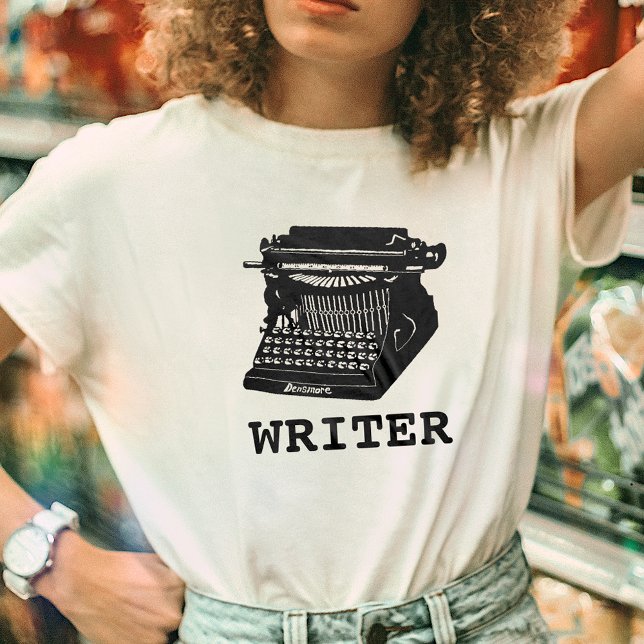 Camiseta Escritora máquina de escribir antigua (Subido por el creador)