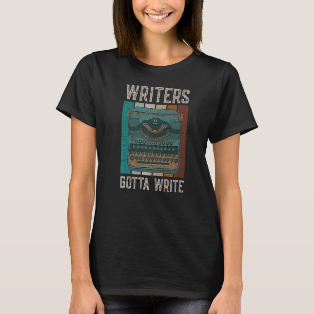 Camiseta Escritores Escribirán Novelas Escritores Autores D (Anverso)