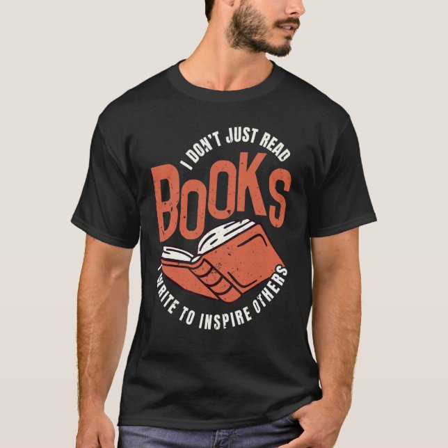 Camiseta Escritores Novelist Lifestyle No Todos Los Autores (Anverso)