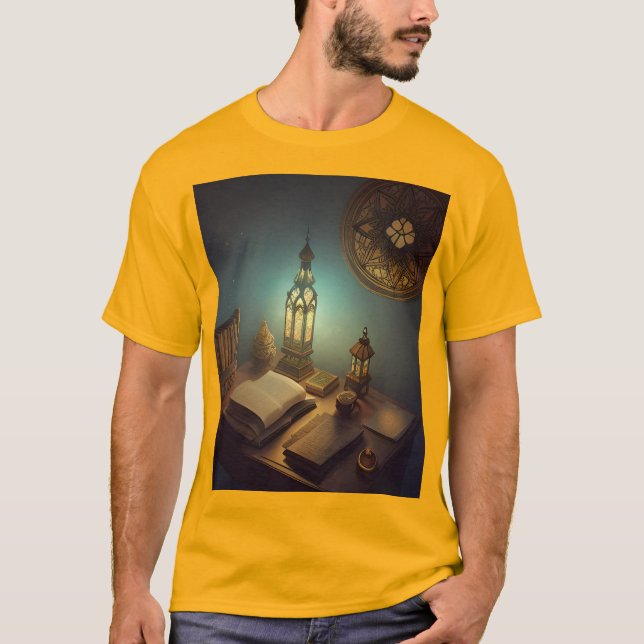 Camiseta Escritorio de escritura (Anverso)