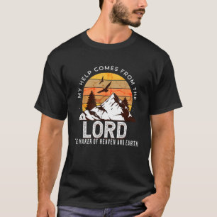 Camiseta Escritura bíblica cristiana para los hombres Mi ay