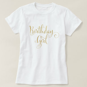 Camiseta Escritura caprichosa de la mirada del purpurina