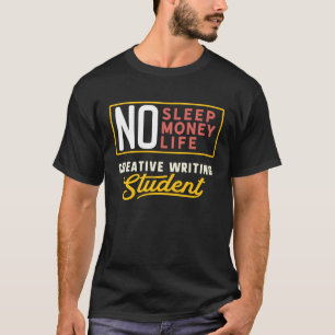 Camiseta Escritura creativa Graduación de Estudiantes Mayor