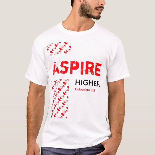 Camiseta Escritura cristiana más alta del ASPIRE de Canadá (Anverso)