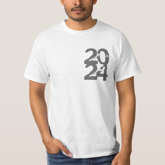 Camiseta Escritura cuadrada 2024 (Anverso)