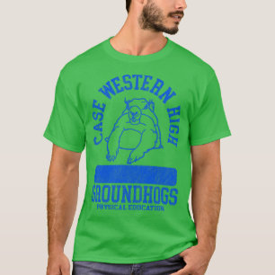 Camiseta Escritura de Gris del Oeste del funda en el Día F 