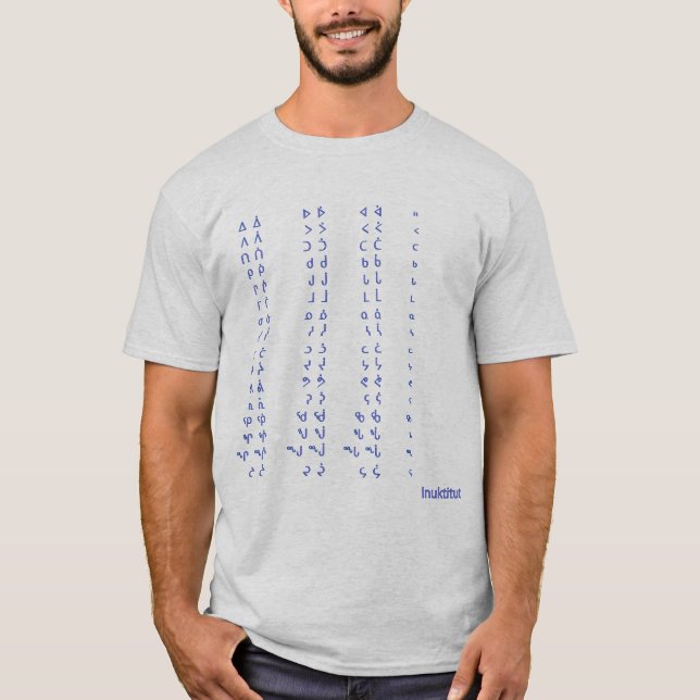Camiseta Escritura de Inuktitut (Anverso)