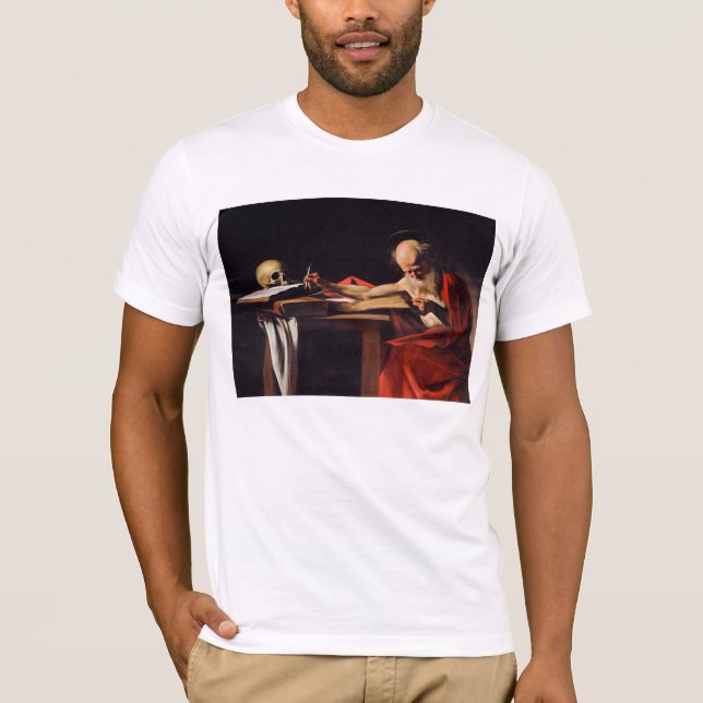 Camiseta Escritura de Jerome del santo de Miguel Ángel (Anverso)