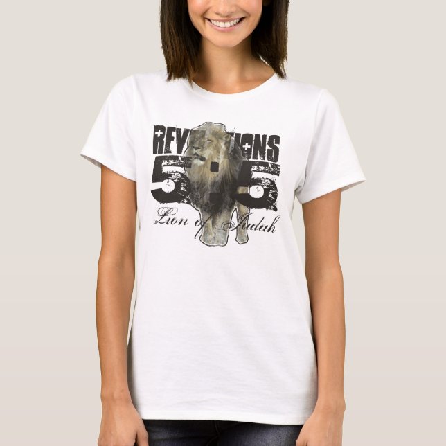 Camiseta Escritura de la biblia - león de Judah - MUJERES ' (Anverso)
